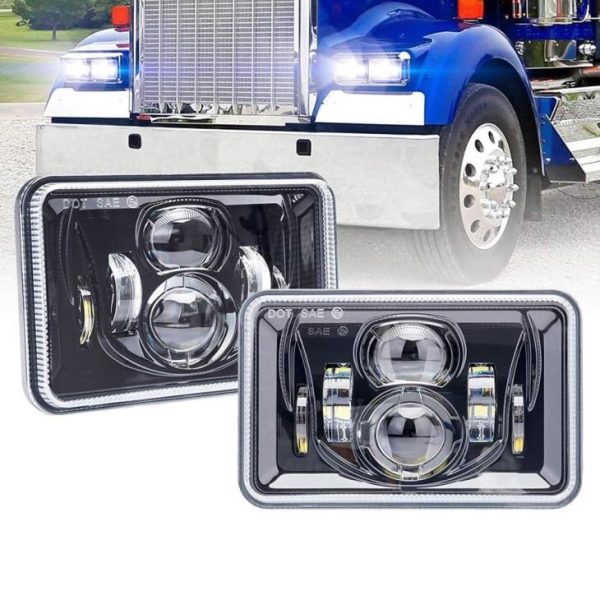 DOT SAE Kenworth prednja svjetla kamion 4x6 inčni led farovi za Kenworth T400 T600 T800 W900B W900L